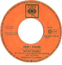 Rip Chords - Here I Stand Dutch 45rpm