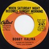 Click for larger scan - Bobby Kalina - When Saturday Night (Capitol 4769)
