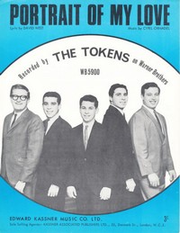 Click for larger scan - The Tokens - Portrait Of My Love - Sheet Music